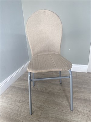 Чехол на стул Венский New Victoria 4 шт, рогожка серая 3886050296 - фото 26091