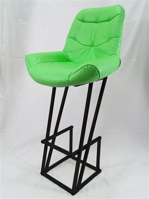 Кресло барное Nova Grand, кожа зеленая, каркас черный 884523142 - фото 26580