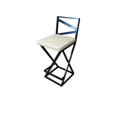Полубарный стул Лофт с мягким сиденьем - фото 4511