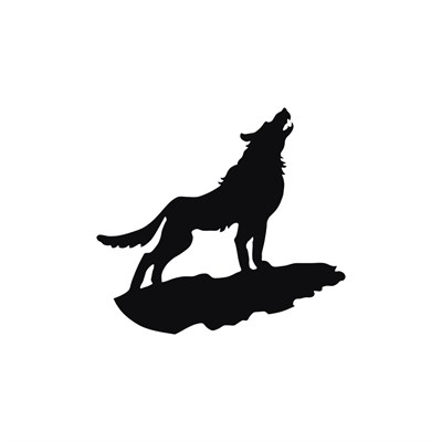 Флюгер №39 «Воющий волк» - фото 4764
