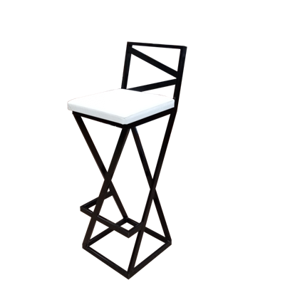 Барный стул Лофт с мягким сиденьем - фото 4906