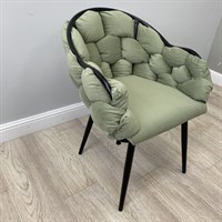 Мягкий стул Michelin L.S. велюр фисташковый 7003-2