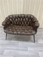 Диван Мишлен New Victoria, кожа шоколадная, 120 см х 88 см х 65 см 9999-2