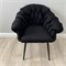 Кресло "Мишлен VS", каркас черный, велюр черный 2895-10 - фото 20885