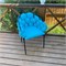 Уличный садовый стул "Мишлен LS" каркас черный, оксфорд бирюзовый (водооталкивающая ткань) 6000-1 - фото 21825