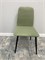 Стул для кухни "Москва" каркас черный, велюр фисташковый 4992-4 - фото 22185