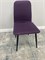 Набор из 4 стульев для кухни "Москва" каркас черный, велюр фиолетовый 6992-3 - фото 22507