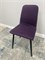 Набор из 4 стульев для кухни "Москва" каркас черный, велюр фиолетовый 6992-3 - фото 22510