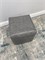 Пуфик мягкий New Victoria, кожа серая, 40х40х40 см 2000-7 - фото 23040