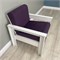 Кресло Каттегат New Victoria, каркас белый, велюр фиолетовый 30011-7 - фото 24533