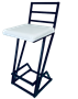 Барный стул Лофт Nova с мягким сиденьем (высота сиденья 85 см) - фото 5198